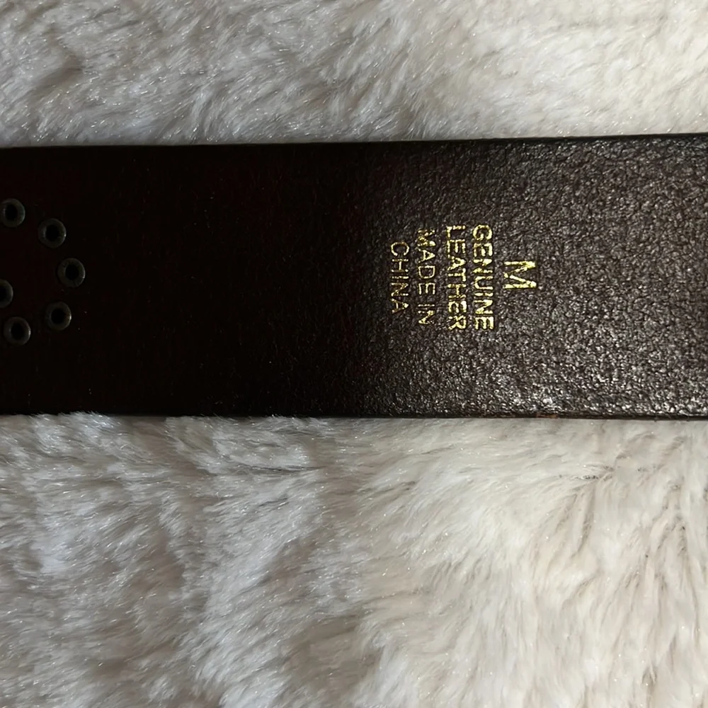Express leather belt, size M